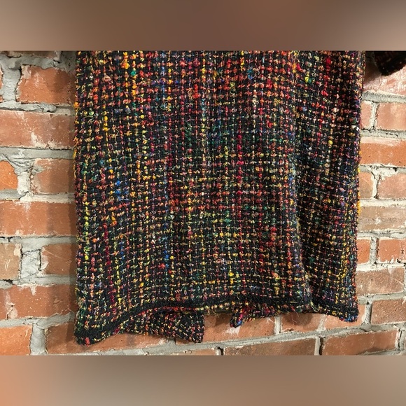 Anthropologie Ett Twa Multicolor Tweed Women's Coat Size XS - Picture 14 of 16